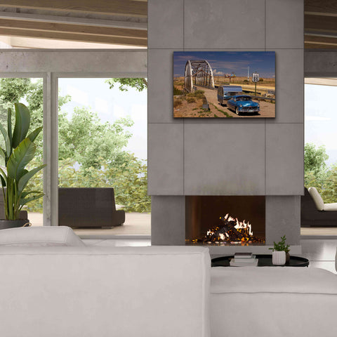 Image of 'Albaquerque Rt Rio Puerco Bridge' by Mike Jones, Giclee Canvas Wall Art,40 x 26