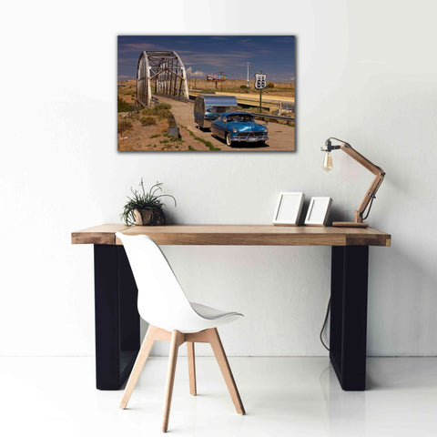 Image of 'Albaquerque Rt Rio Puerco Bridge' by Mike Jones, Giclee Canvas Wall Art,40 x 26
