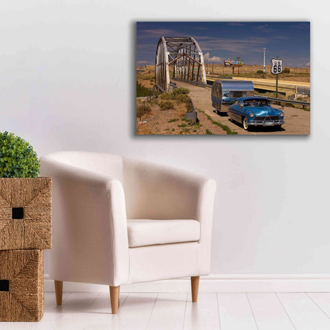 Image of 'Albaquerque Rt Rio Puerco Bridge' by Mike Jones, Giclee Canvas Wall Art,40 x 26