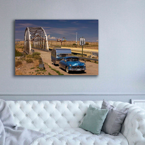 Image of 'Albaquerque Rt Rio Puerco Bridge' by Mike Jones, Giclee Canvas Wall Art,60 x 40