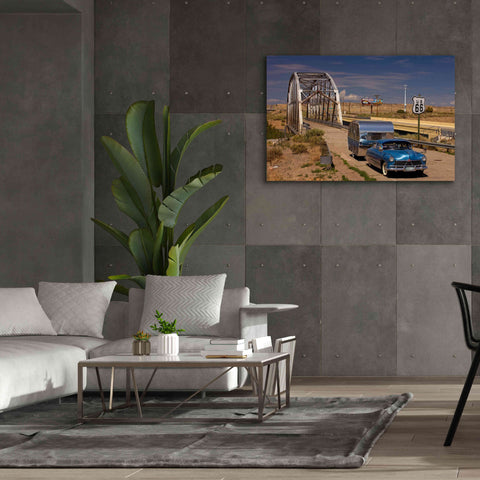 Image of 'Albaquerque Rt Rio Puerco Bridge' by Mike Jones, Giclee Canvas Wall Art,60 x 40