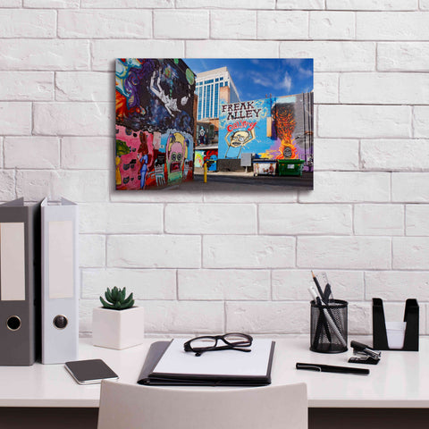 Image of 'Boise Freak Alley' by Mike Jones, Giclee Canvas Wall Art,18 x 12