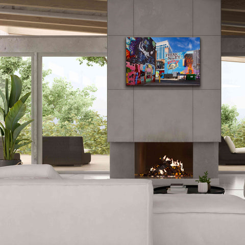 Image of 'Boise Freak Alley' by Mike Jones, Giclee Canvas Wall Art,40 x 26