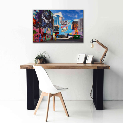 Image of 'Boise Freak Alley' by Mike Jones, Giclee Canvas Wall Art,40 x 26