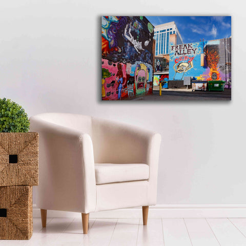 Image of 'Boise Freak Alley' by Mike Jones, Giclee Canvas Wall Art,40 x 26