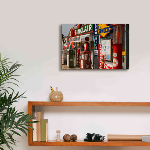 Image of 'Route 66 Cuba Missouri' by Mike Jones, Giclee Canvas Wall Art,18 x 12