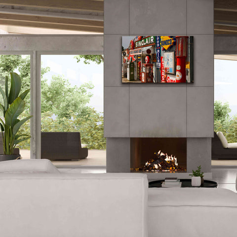 Image of 'Route 66 Cuba Missouri' by Mike Jones, Giclee Canvas Wall Art,40 x 26