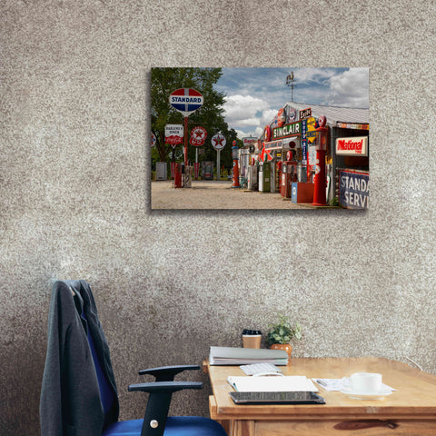 Image of 'Route 66 Cuba Missouri 2' by Mike Jones, Giclee Canvas Wall Art,40 x 26