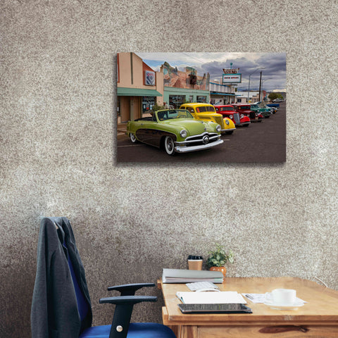 Image of 'Route 66 Fun Run Kingman' by Mike Jones, Giclee Canvas Wall Art,40 x 26