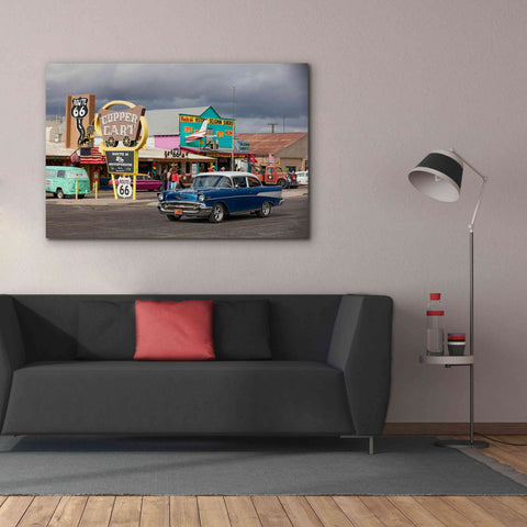 Image of 'Route 66 Fun Run Seligman' by Mike Jones, Giclee Canvas Wall Art,60 x 40