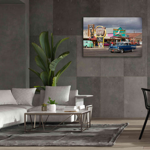 Image of 'Route 66 Fun Run Seligman' by Mike Jones, Giclee Canvas Wall Art,60 x 40