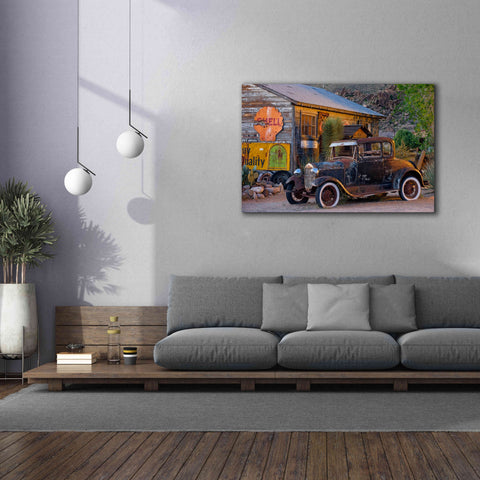 Image of 'Route 66 near Peach Springs' by Mike Jones, Giclee Canvas Wall Art,60 x 40