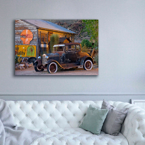 Image of 'Route 66 near Peach Springs' by Mike Jones, Giclee Canvas Wall Art,60 x 40