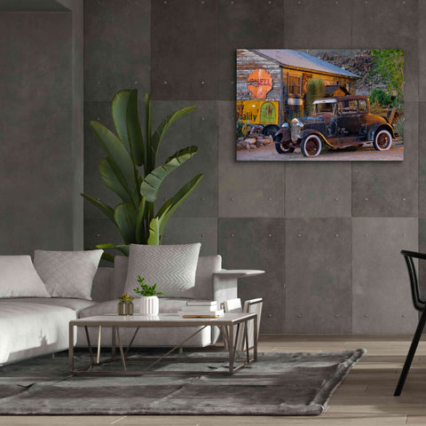 Image of 'Route 66 near Peach Springs' by Mike Jones, Giclee Canvas Wall Art,60 x 40
