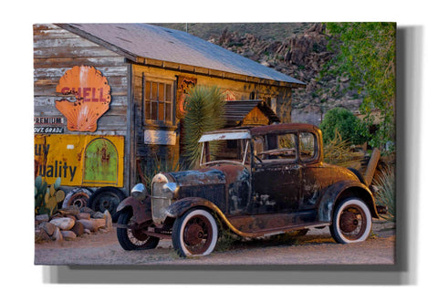 Image of 'Route 66 near Peach Springs' by Mike Jones, Giclee Canvas Wall Art