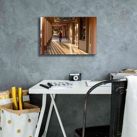 Image of 'Tombstone Lady' by Mike Jones, Giclee Canvas Wall Art,18 x 12