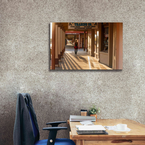 Image of 'Tombstone Lady' by Mike Jones, Giclee Canvas Wall Art,40 x 26