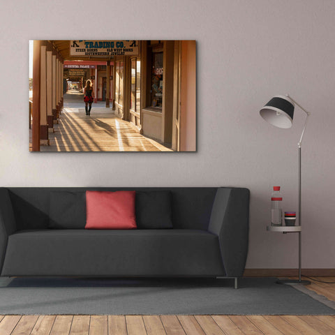 Image of 'Tombstone Lady' by Mike Jones, Giclee Canvas Wall Art,60 x 40