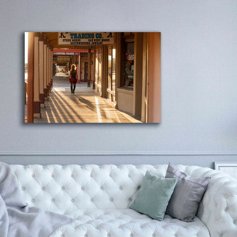 Image of 'Tombstone Lady' by Mike Jones, Giclee Canvas Wall Art,60 x 40