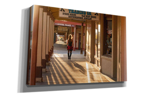 Image of 'Tombstone Lady' by Mike Jones, Giclee Canvas Wall Art