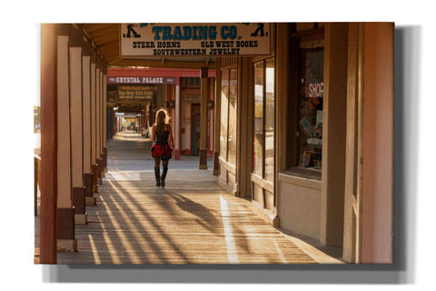 Image of 'Tombstone Lady' by Mike Jones, Giclee Canvas Wall Art