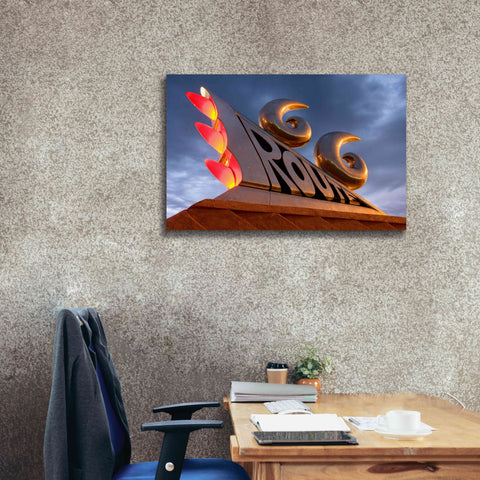 Image of 'Tucumcari Sculpture' by Mike Jones, Giclee Canvas Wall Art,40 x 26