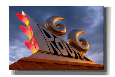 Image of 'Tucumcari Sculpture' by Mike Jones, Giclee Canvas Wall Art