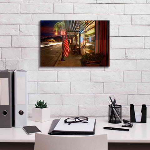 Image of 'Williams Rt Dusk' by Mike Jones, Giclee Canvas Wall Art,18 x 12