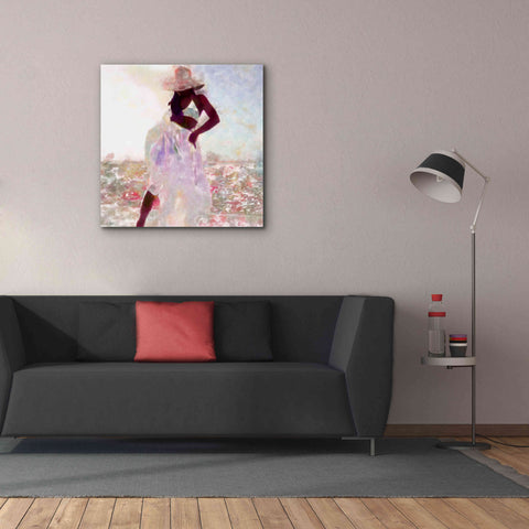 Image of 'Her Colorful Dance I' by Alonzo Saunders, Giclee Canvas Wall Art,37 x 37