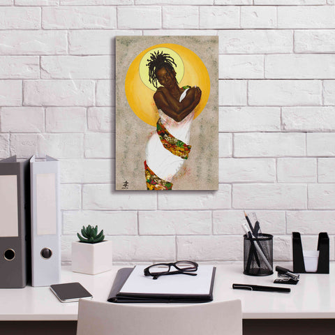 Image of 'Her Love' by Alonzo Saunders, Giclee Canvas Wall Art,12 x 18
