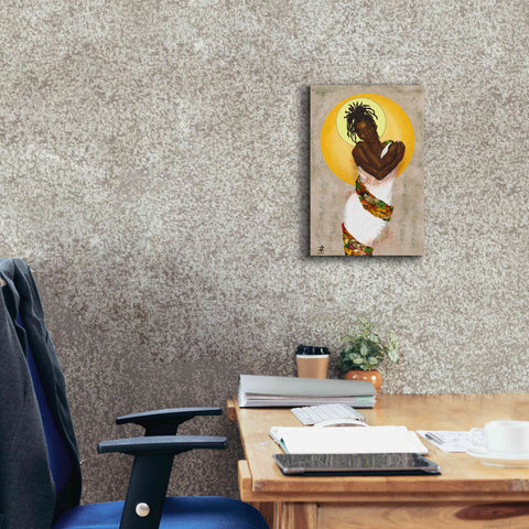 Image of 'Her Love' by Alonzo Saunders, Giclee Canvas Wall Art,12 x 18