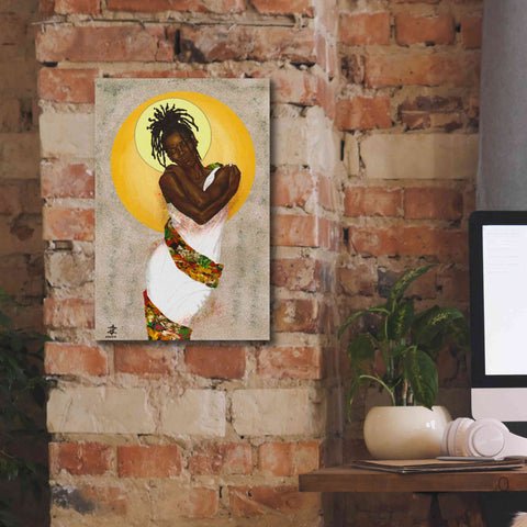 Image of 'Her Love' by Alonzo Saunders, Giclee Canvas Wall Art,12 x 18