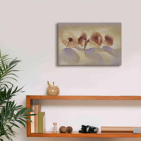 Image of 'Parisols I' by Bruce Dean, Giclee Canvas Wall Art,18x12