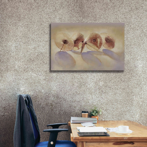 Image of 'Parisols I' by Bruce Dean, Giclee Canvas Wall Art,40x26