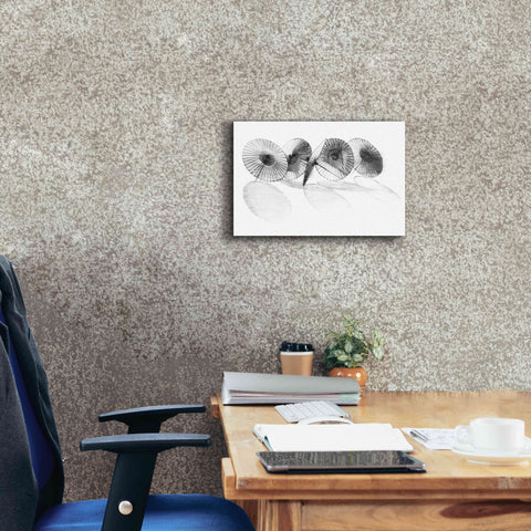 Image of 'Parisols II' by Bruce Dean, Giclee Canvas Wall Art,18x12