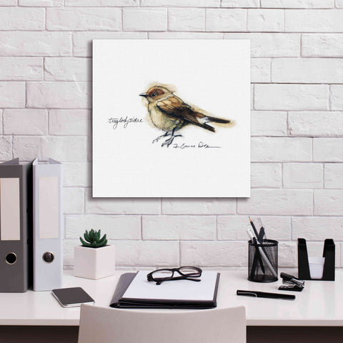 Image of 'Songbird Study I' by Bruce Dean, Giclee Canvas Wall Art,18x18