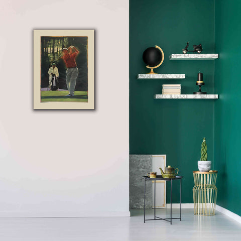 Image of 'The Golfer' by Bruce Dean, Giclee Canvas Wall Art,26x34