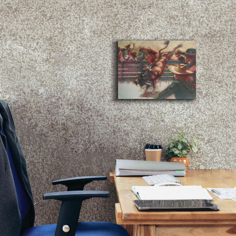 Image of 'The Rodeo' by Bruce Dean, Giclee Canvas Wall Art,16x12