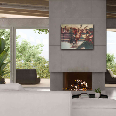Image of 'The Rodeo' by Bruce Dean, Giclee Canvas Wall Art,34x26
