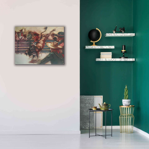 Image of 'The Rodeo' by Bruce Dean, Giclee Canvas Wall Art,34x26