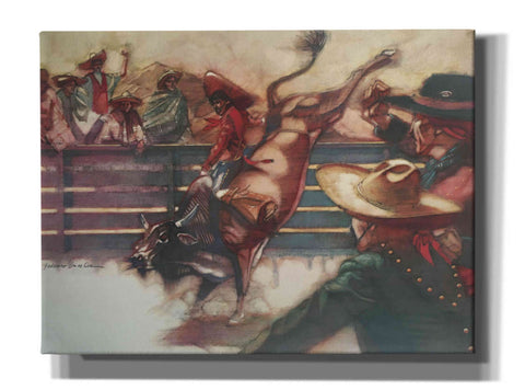 Image of 'The Rodeo' by Bruce Dean, Giclee Canvas Wall Art