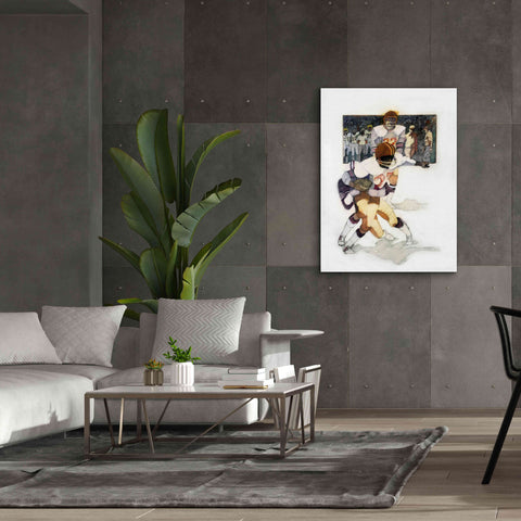Image of 'The Tackle' by Bruce Dean, Giclee Canvas Wall Art,40x54