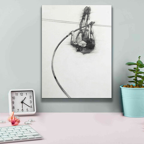 Image of 'The Vaulter' by Bruce Dean, Giclee Canvas Wall Art,12x16