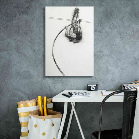 Image of 'The Vaulter' by Bruce Dean, Giclee Canvas Wall Art,18x26