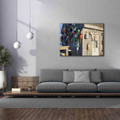 Image of 'Hut on Badgers Island I' by Emily Kalina, Giclee Canvas Wall Art,54x40