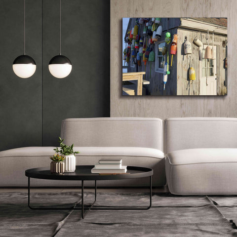 Image of 'Hut on Badgers Island I' by Emily Kalina, Giclee Canvas Wall Art,54x40