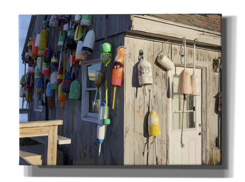 Image of 'Hut on Badgers Island I' by Emily Kalina, Giclee Canvas Wall Art