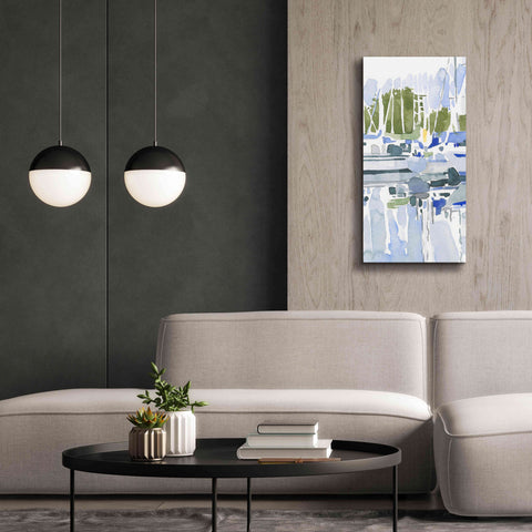 Image of 'Sailboat Reflections I' by Emma Scarvey, Giclee Canvas Wall Art,20 x 40