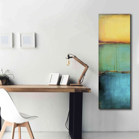 Image of 'Emeralds Bay I' by Erin Ashley, Giclee Canvas Wall Art,20 x 60