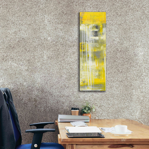 Image of 'Mellow Yellow I' by Erin Ashley, Giclee Canvas Wall Art,12 x 36